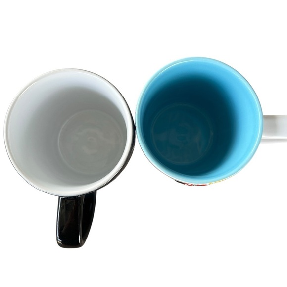 Disney Parks Minnie & Mickey Positive Attributes 3D Mug Set His Hers Black White - Picture 7 of 11